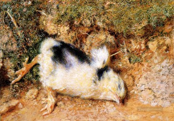 William Holman Hunt Painting - El polluelo muerto de John Ruskins, el británico William Holman Hunt